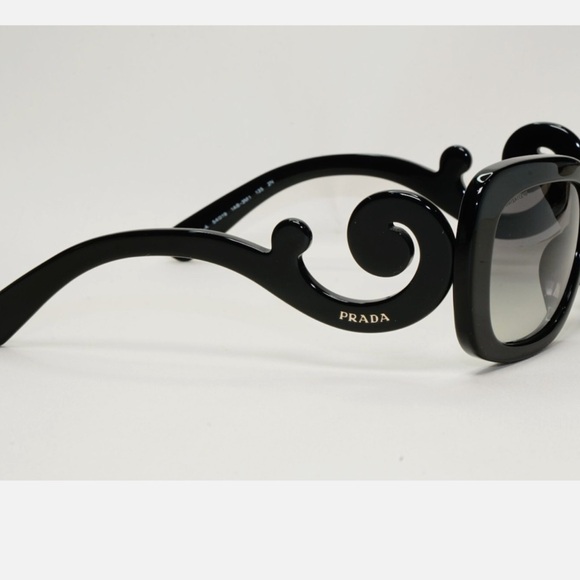 Prada Black Swirl-Arm Sunglasses - Picture 10 of 11